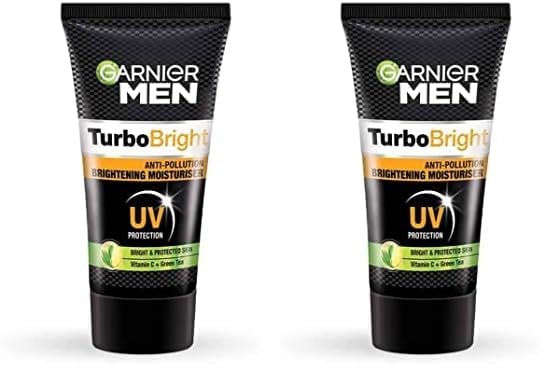Garnier Men Moisturiser Brightening and Anti-Pollution TurboBright 40 g (Pack of 2)