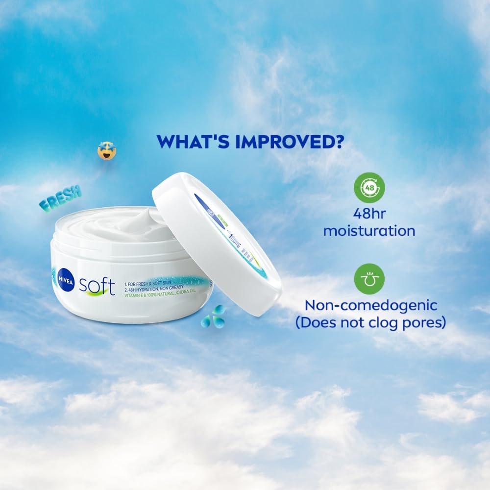 NIVEA Soft Light Moisturizer For Smooth Healthy Skin 300 ml