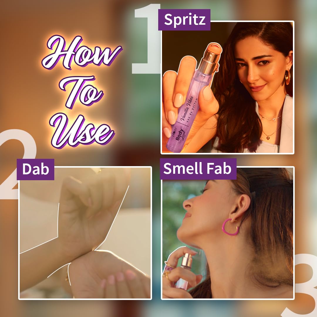 Plum BodyLovin Vanilla Vibes Perfume Long Lasting & Premium Warm Fragrance 15ml