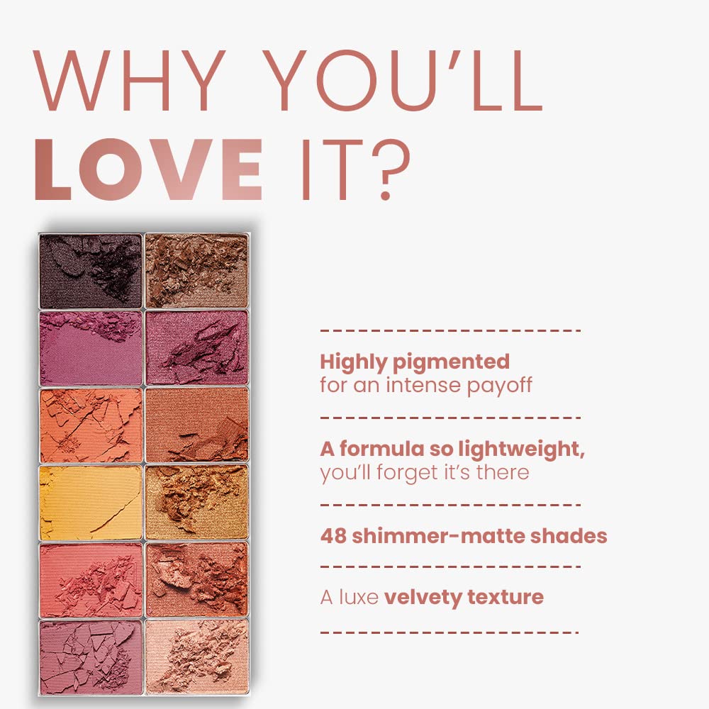 Lakmé Glitterati Chroma Chic Eye Shadow Palette Sundowner 12 g