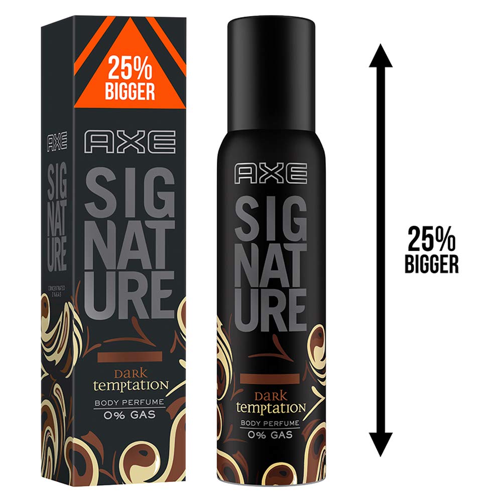 AXE Signature Dark Temptation Body Perfume for Men 154 ml And Signature Body Perfume Intense 154ml