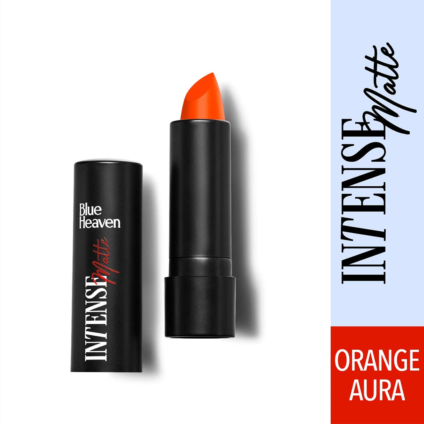 Blue Heaven Intense Matte Lipstick, Orange Aura, 4g