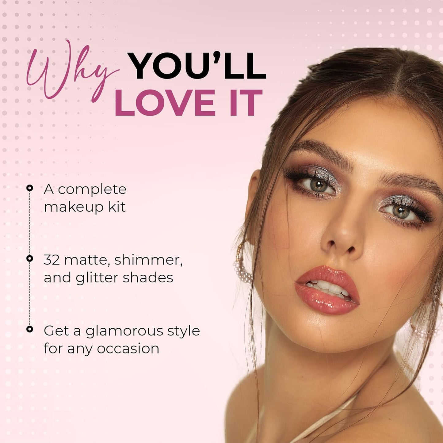 Colors Queen Cat Walk Makeup Kit with 32 Matte Makeup Kit for Women