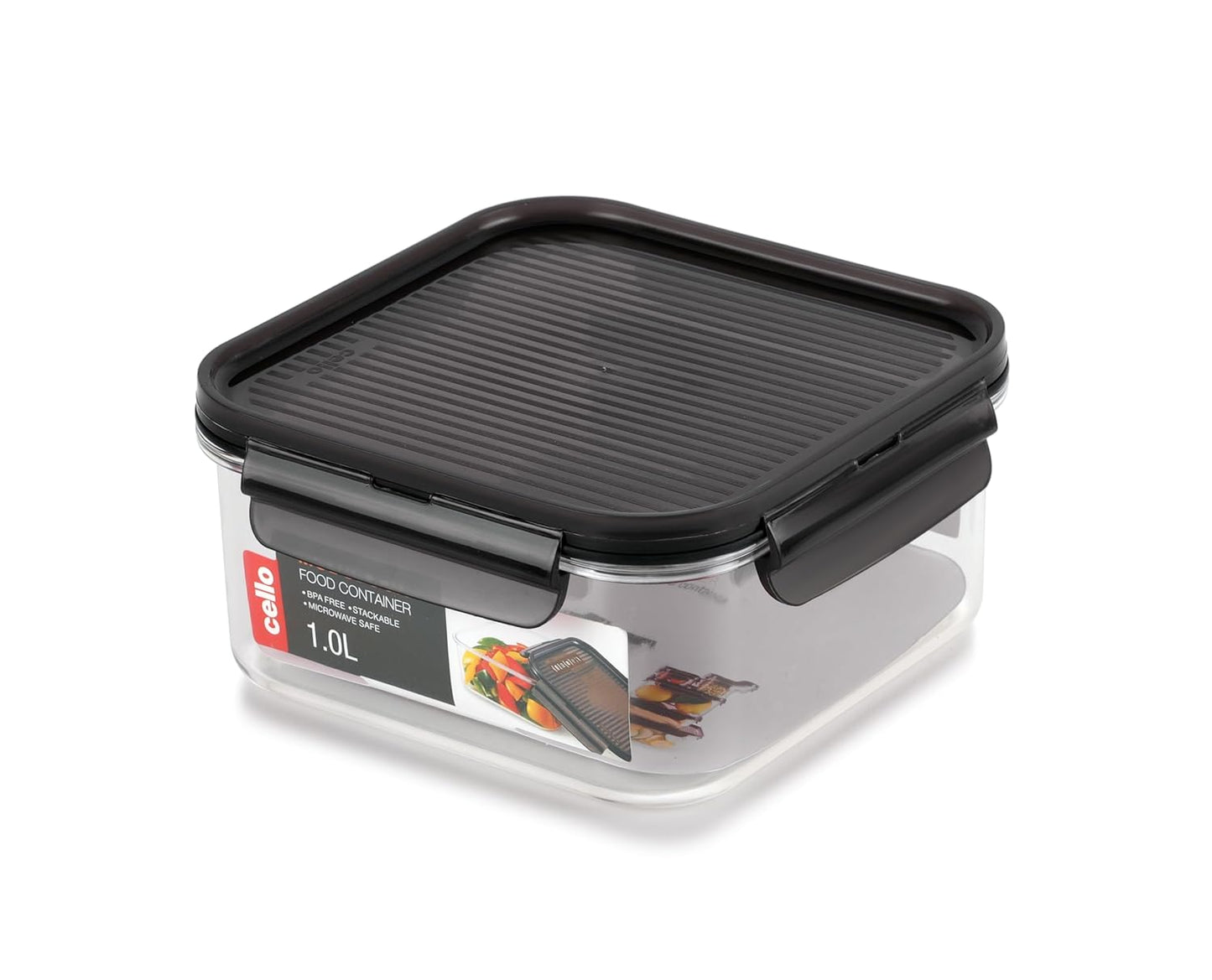 CELLO Modulock Square Kitchen Storage Containers 1000 ml