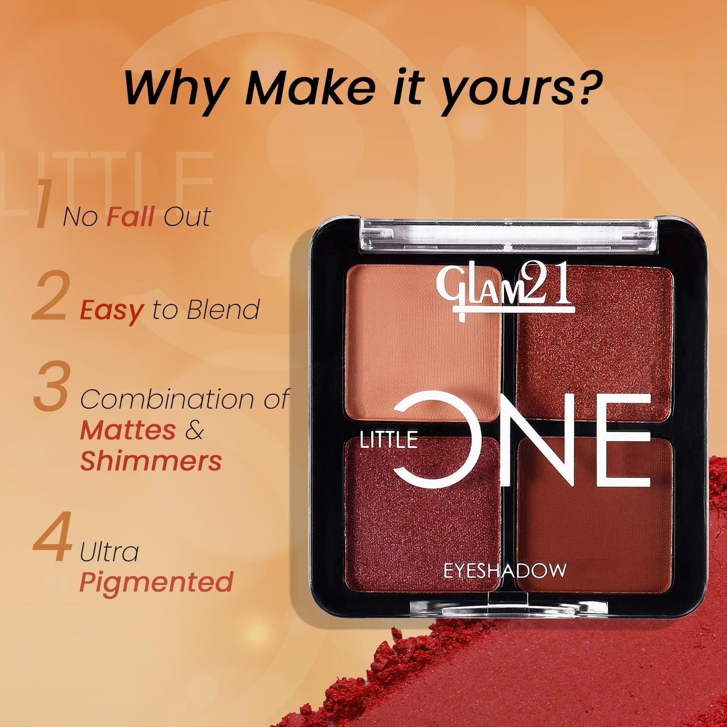 Glam21 Little One 4-in-1 Eyeshadow Palette Potrait Mode