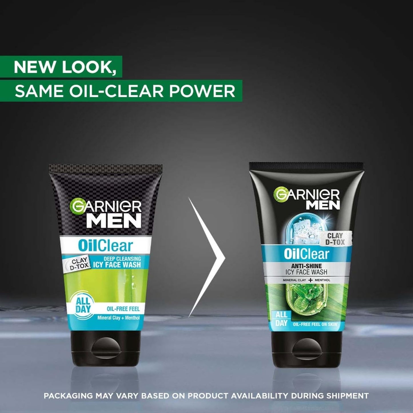 Garnier Men Oil Clear Deep Cleansing Face Wash 100g (Pack of 2)