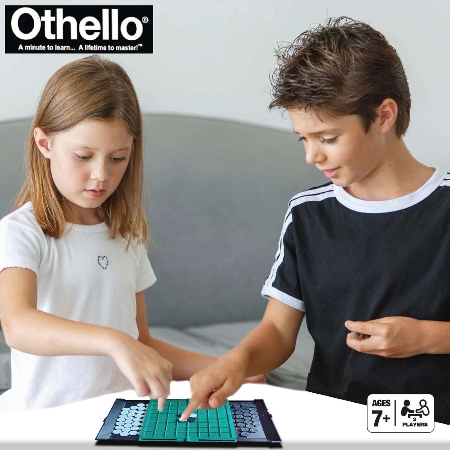 Funskool Games - Travel Othello, Strategy Game, Kids, Adults & Family, 2 Players, 8 and Above (Multicolor)