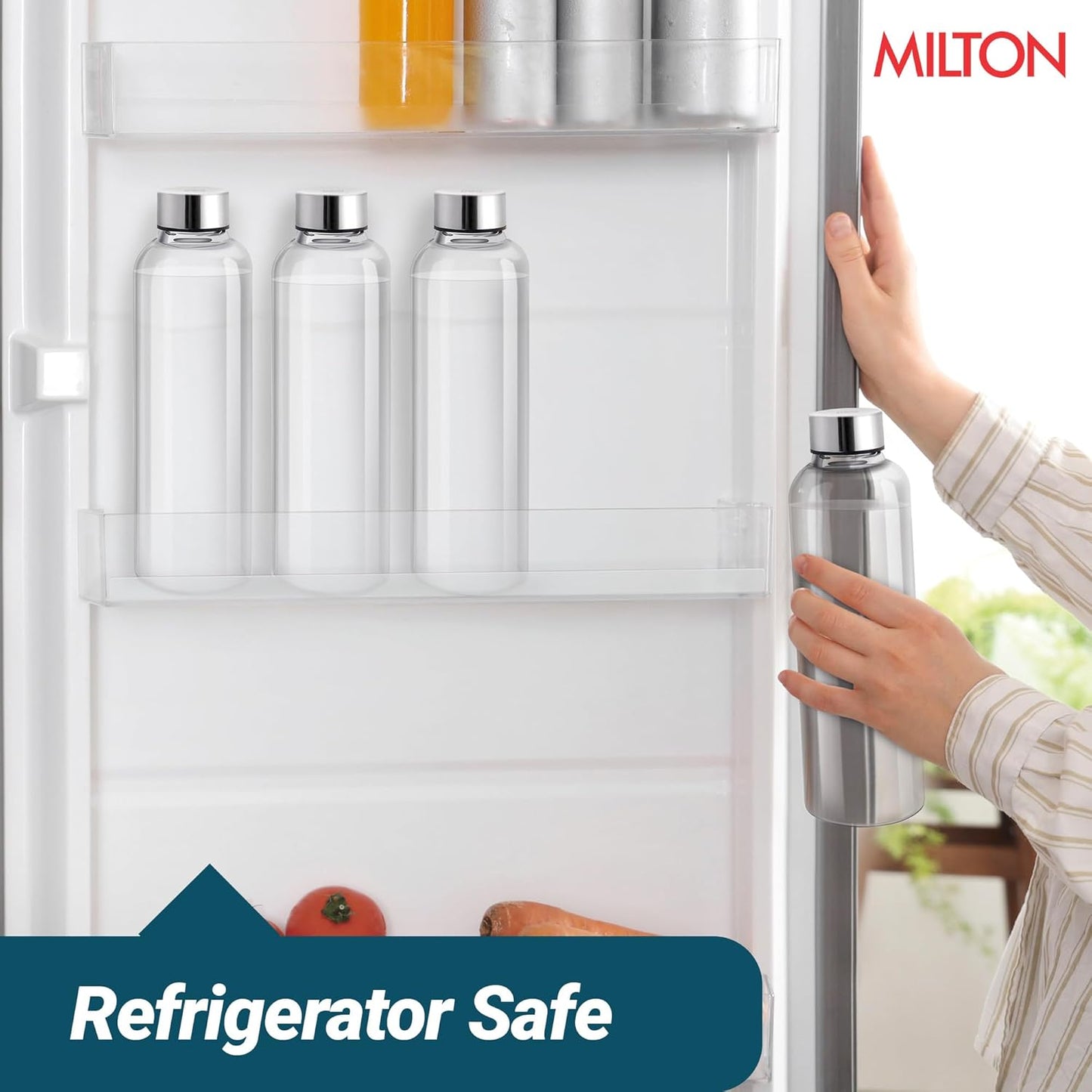 MILTON Costa 1000 Pet Water Bottle Set of 2, 1 Litre Each