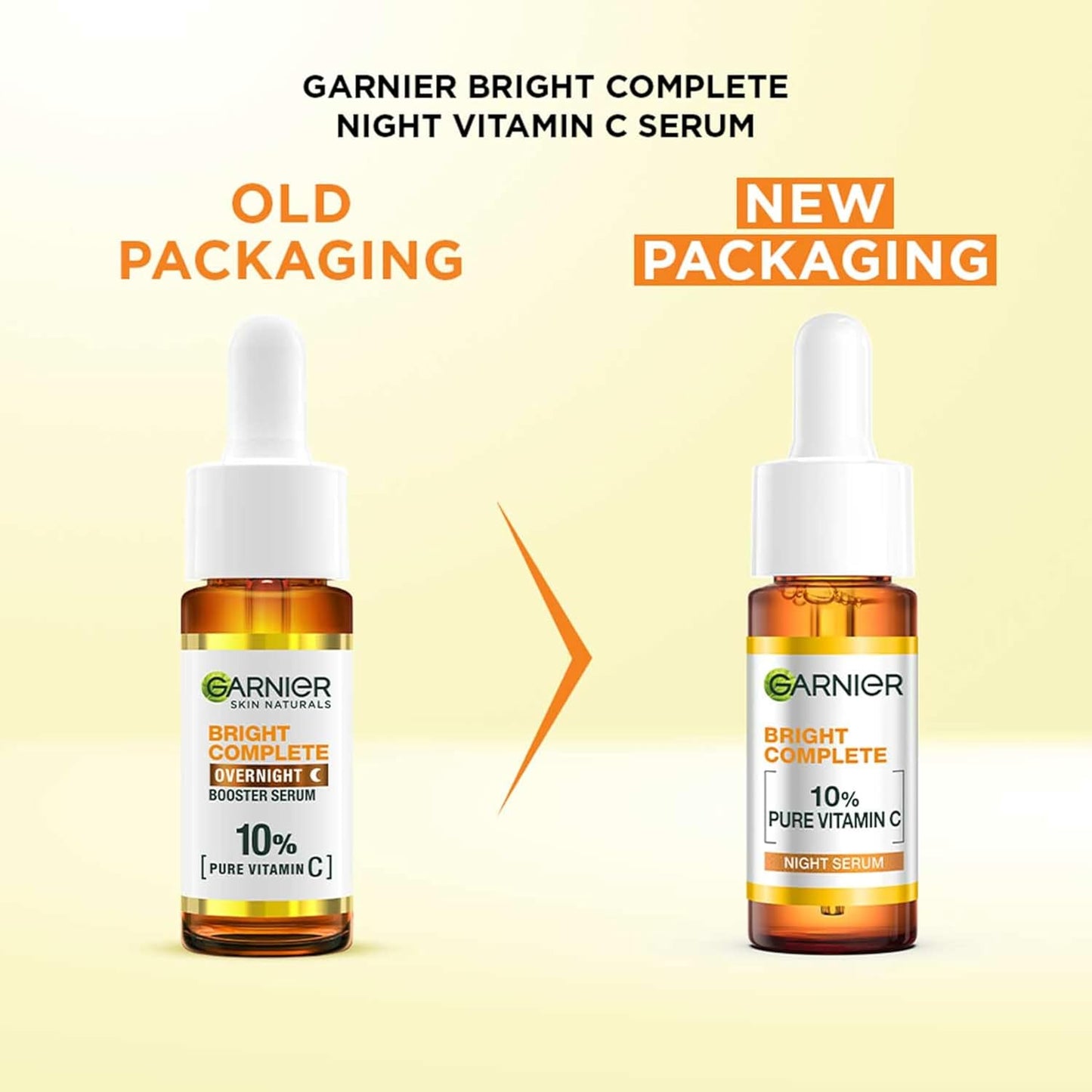 Garnier Bright Complete Night Vitamin C Serum All Skin Types 15ml