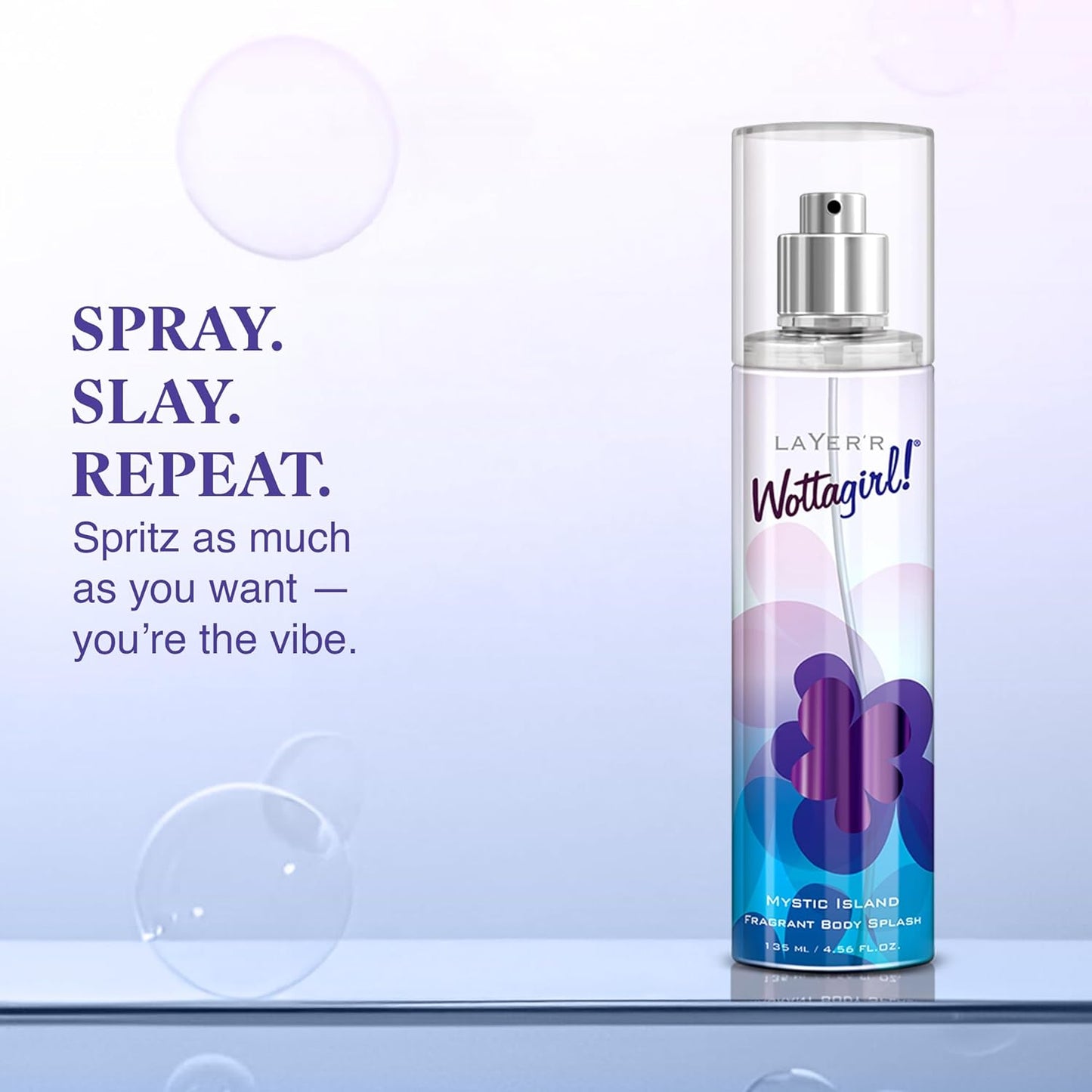 Layer’r Wottagirl Mystic Island Body Splash 135 ml Premium Long-lasting Body Mist Spray