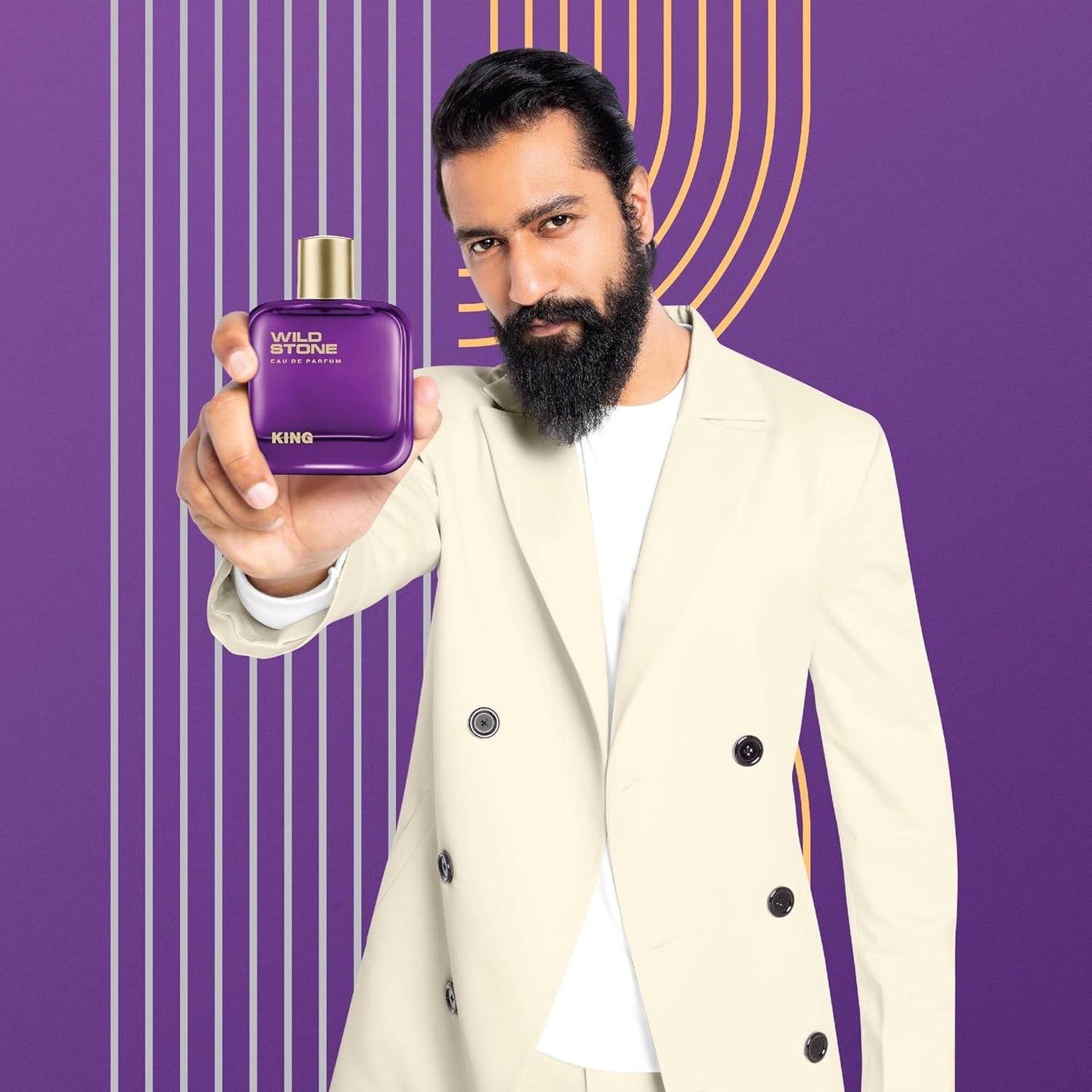 Wild Stone King Perfume for Men, 100ml Luxury Eau De Parfum Long-Lasting Fragrance