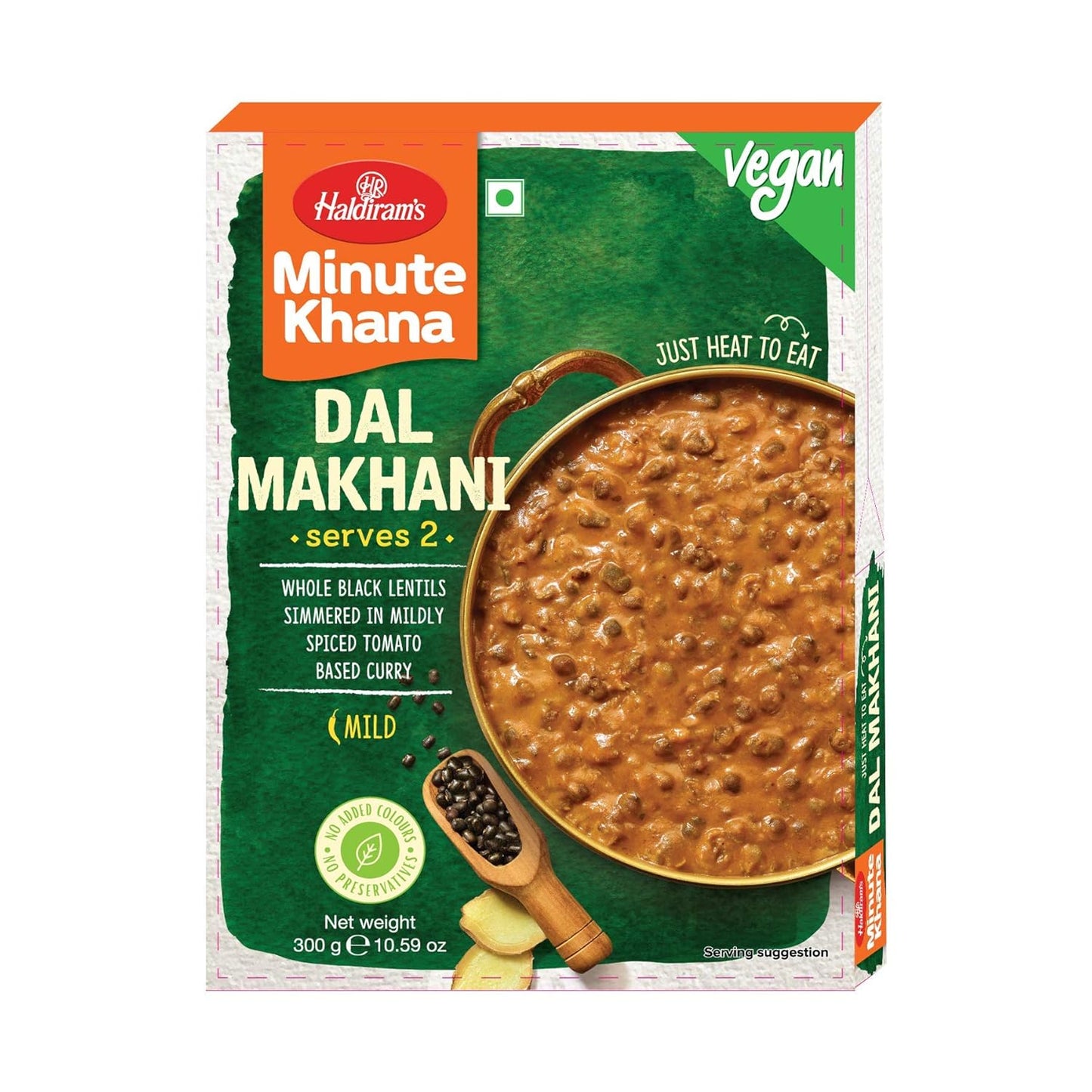 Haldiram's Dal Makhani 300g each pack of 5 Ready to Eat Food