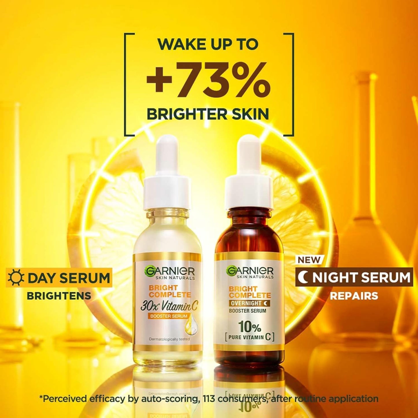 Garnier Bright Complete Night Vitamin C Serum All Skin Types 30ml