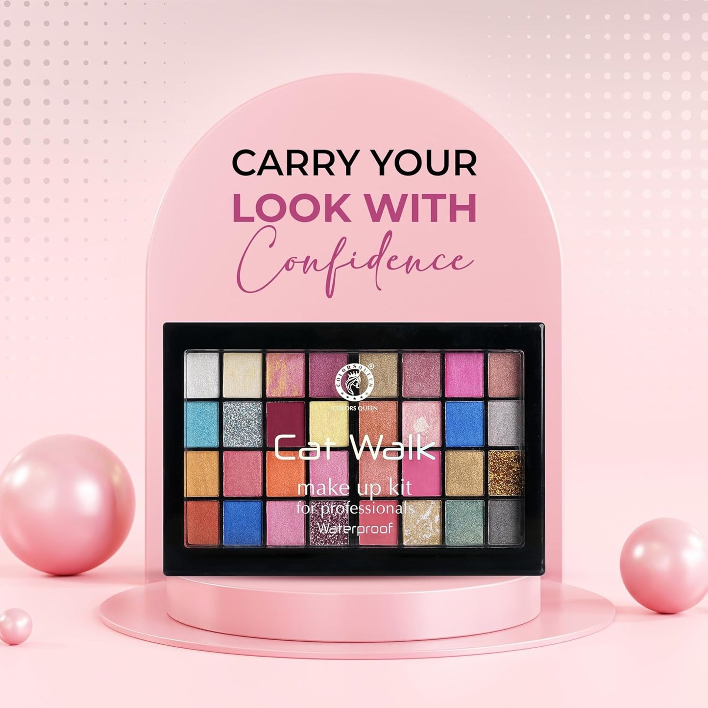 Colors Queen Cat Walk Makeup Kit with 32 Matte Makeup Kit for Women