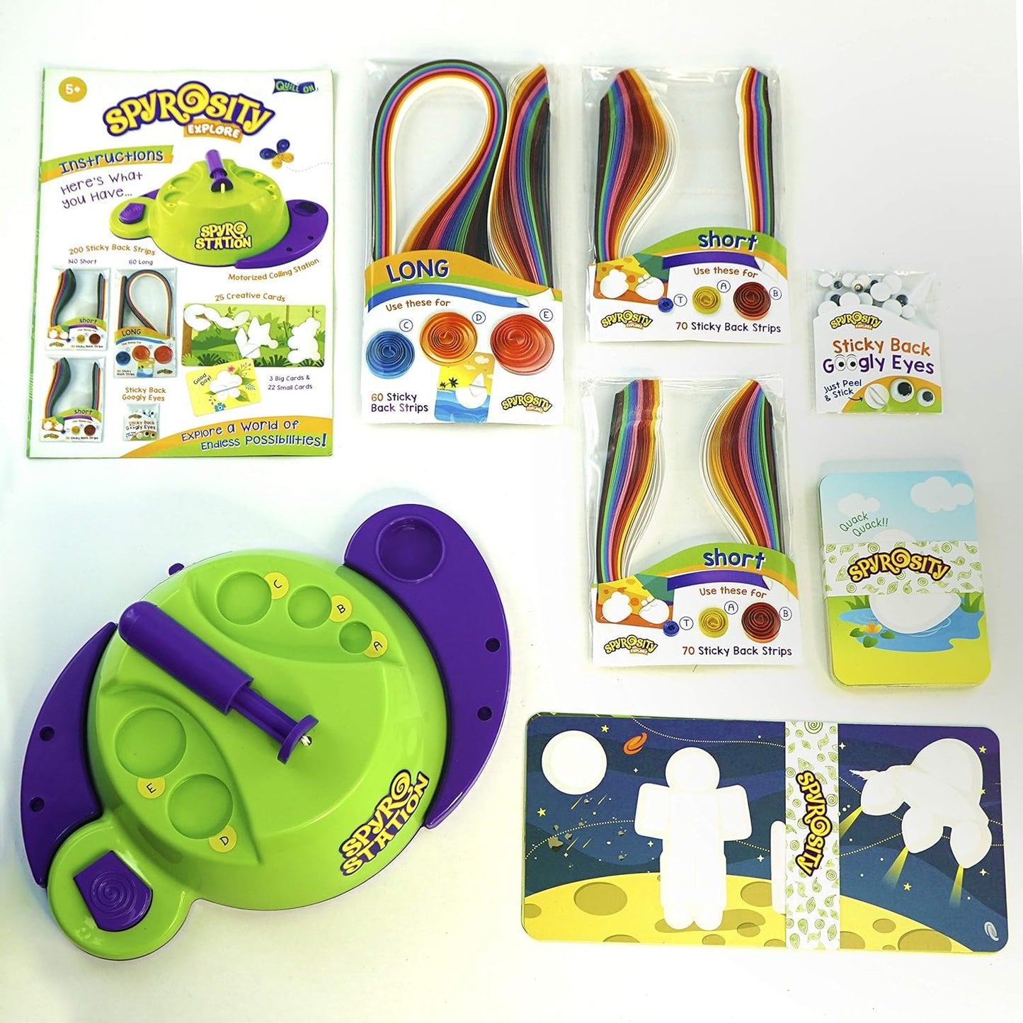 Quill On Spyrosity Explore - Quilling Based Creative Toy And Activity Set - With Patent Pending Motorized Tool