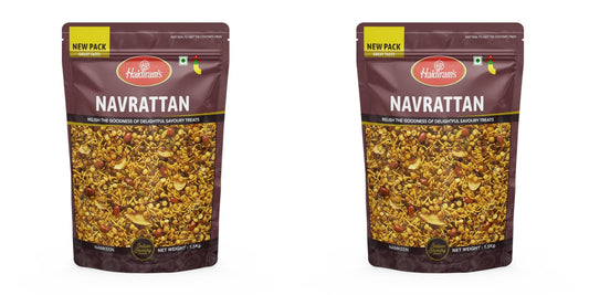 Haldiram’s Navrattan Mixture 1.5kg Spicy & Crunchy (pack of 2)