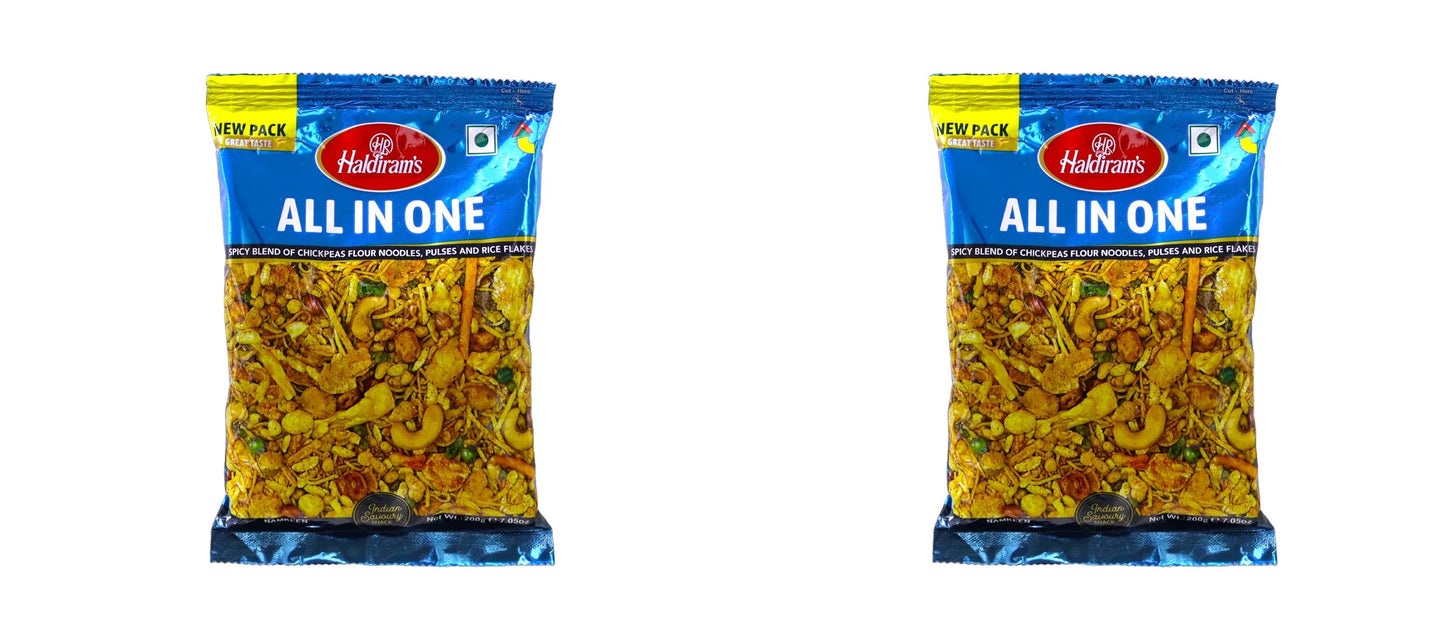 Haldirams Namkeen All in One Mixture 200g (pack of 2)