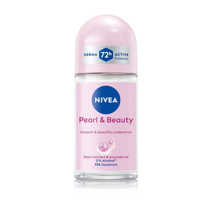 NIVEA Pearl and Beauty 50ml Deo Underarm Roll On For Women ( Pack of 2 )