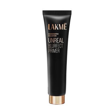 Lakme Unreal Blurfect Primer- Mini, Blurs Pores, Mattifies & Absorbs Excess Oil 10ml
