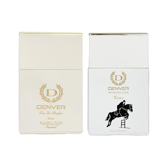DENVER Imperial & Victor Perfume For Men 60ML Each Long Lasting Perfume