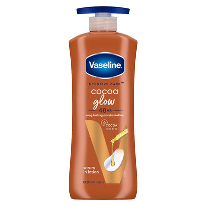 Vaseline Cocoa Glow Serum In Lotion 600 ml  Glowing & Soft Skin