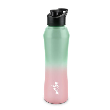 MILTON Comet 1000 Stainless Steel Water Bottle 1000 ml, Single Walled Mint Pink
