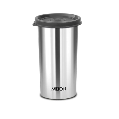 MILTON Stainless Steel Tumbler with Lid, 415 ml, BPA Free Water Tumbler (Lid Color May Vary)