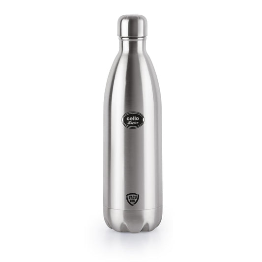 Cello Swift Thermosteel Water Bottle 1000ml, Silver
