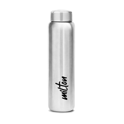 MILTON Aqua 1000 Stainless Steel Water Bottle, 920 ml, Silver