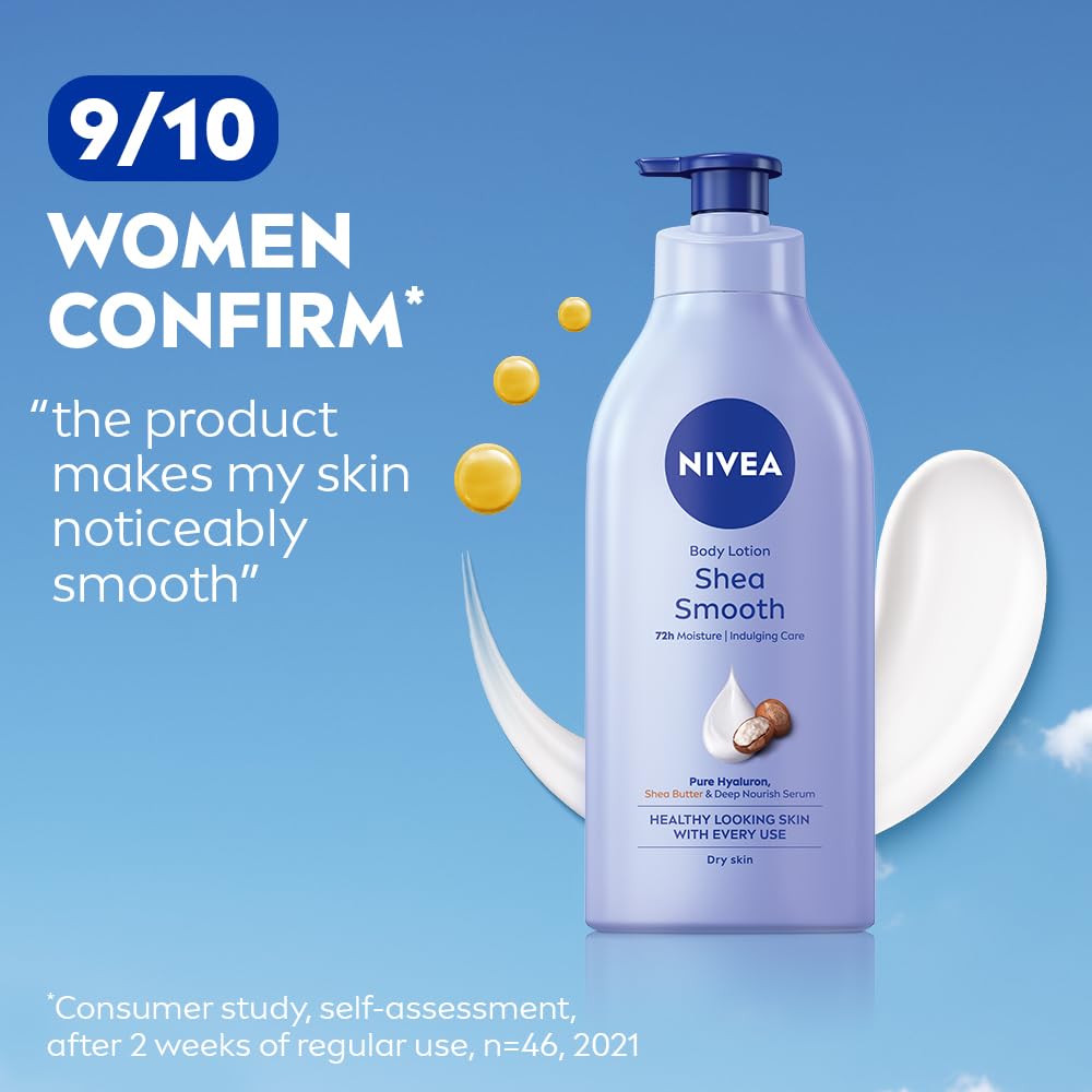 NIVEA Shea Smooth 400ml Body Lotion Moisturization