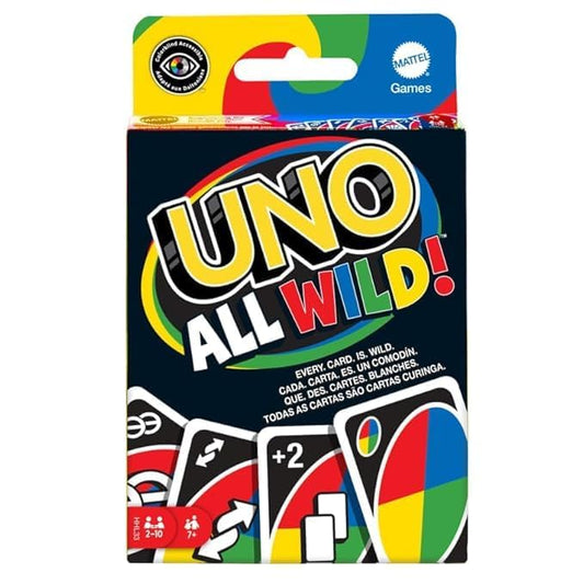 ARCADE GAMES U.N.O All Wild Cards Game Play with Family and Friends and Ideal for Parties