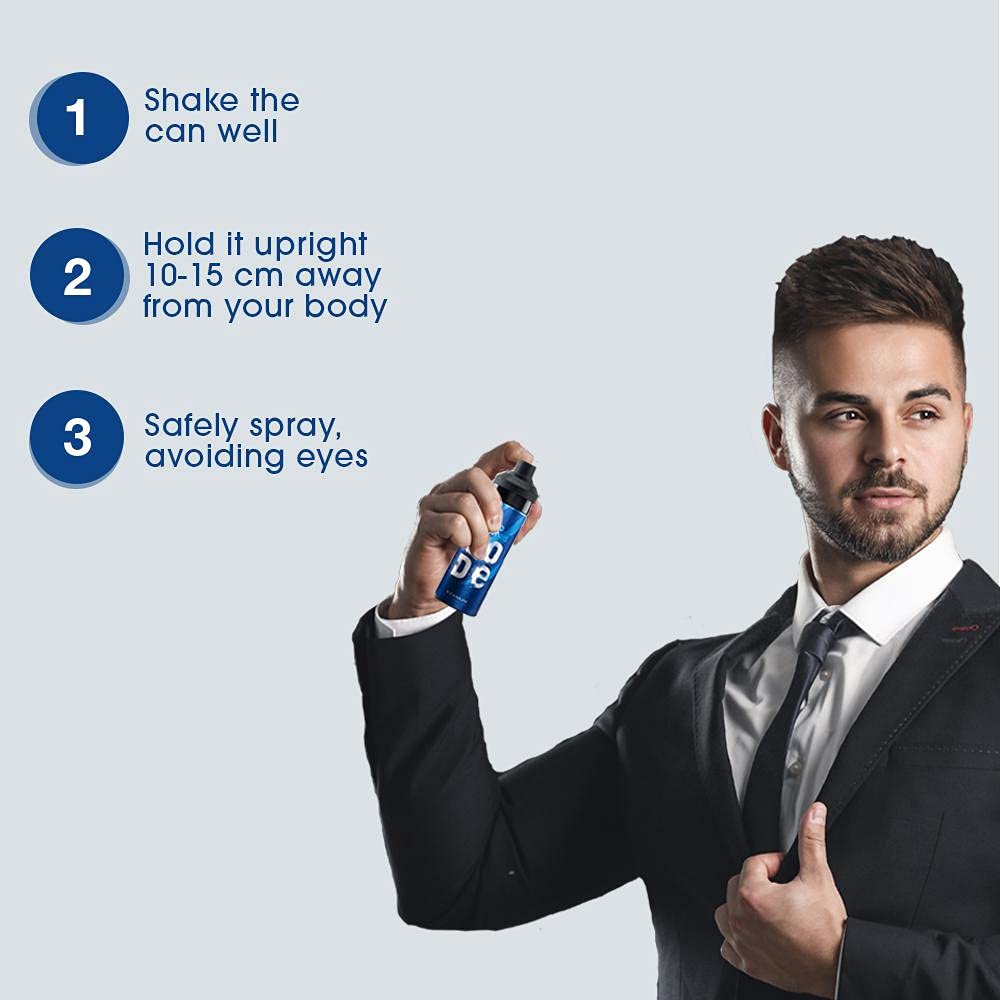 WILD STONE CODE Titanium Long Lasting No Gas Body Perfume For Men 150Ml, Spray