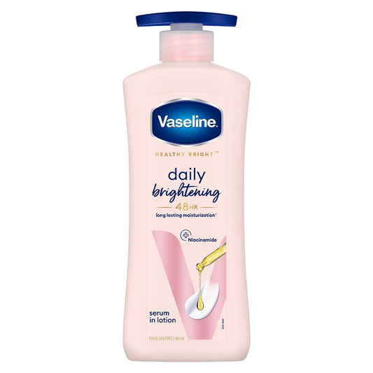 Vaseline Daily Brightening Body Lotion For Healthy & Glowing Skin 400ml