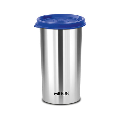 MILTON Stainless Steel Tumbler with Lid, 415 ml, BPA Free Water Tumbler (Lid Color May Vary)