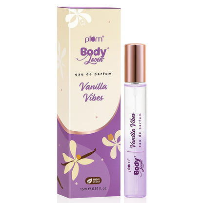 Plum BodyLovin Vanilla Vibes Perfume  Long Lasting & Premium Warm Fragrance 15ml