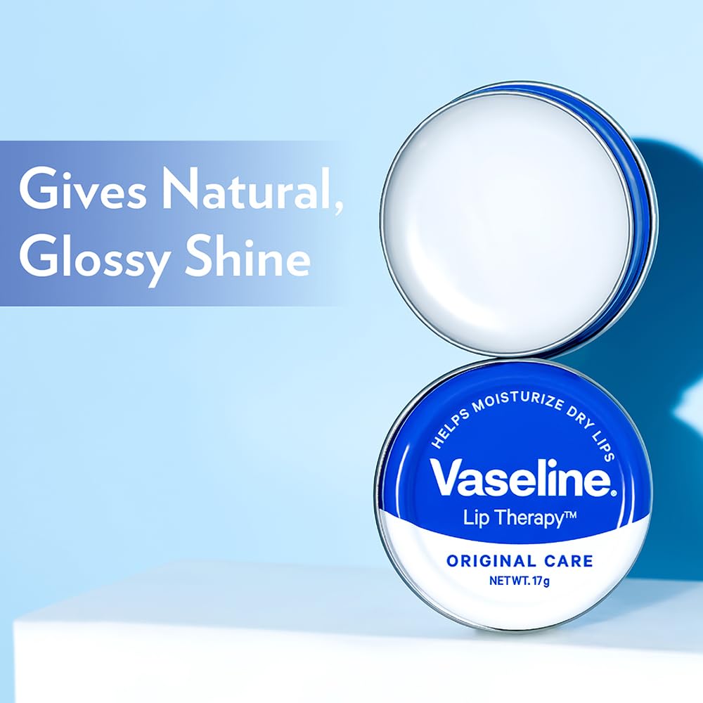 Vaseline Lip Tins Original Care Moisturize Dry Lips  17g