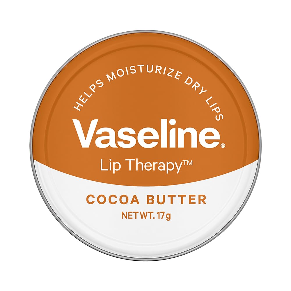 Vaseline Lip Tins Cocoa Butter for Hydration & Glossy Shine 17g