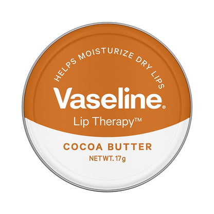 Vaseline Lip Tins Cocoa Butter for Hydration & Glossy Shine 17g
