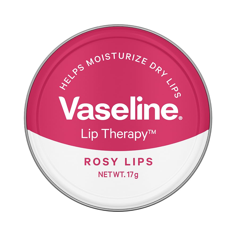 Vaseline Lip Tins Rosy Lips Sheer Pink Tint & Glossy Shine 17 g