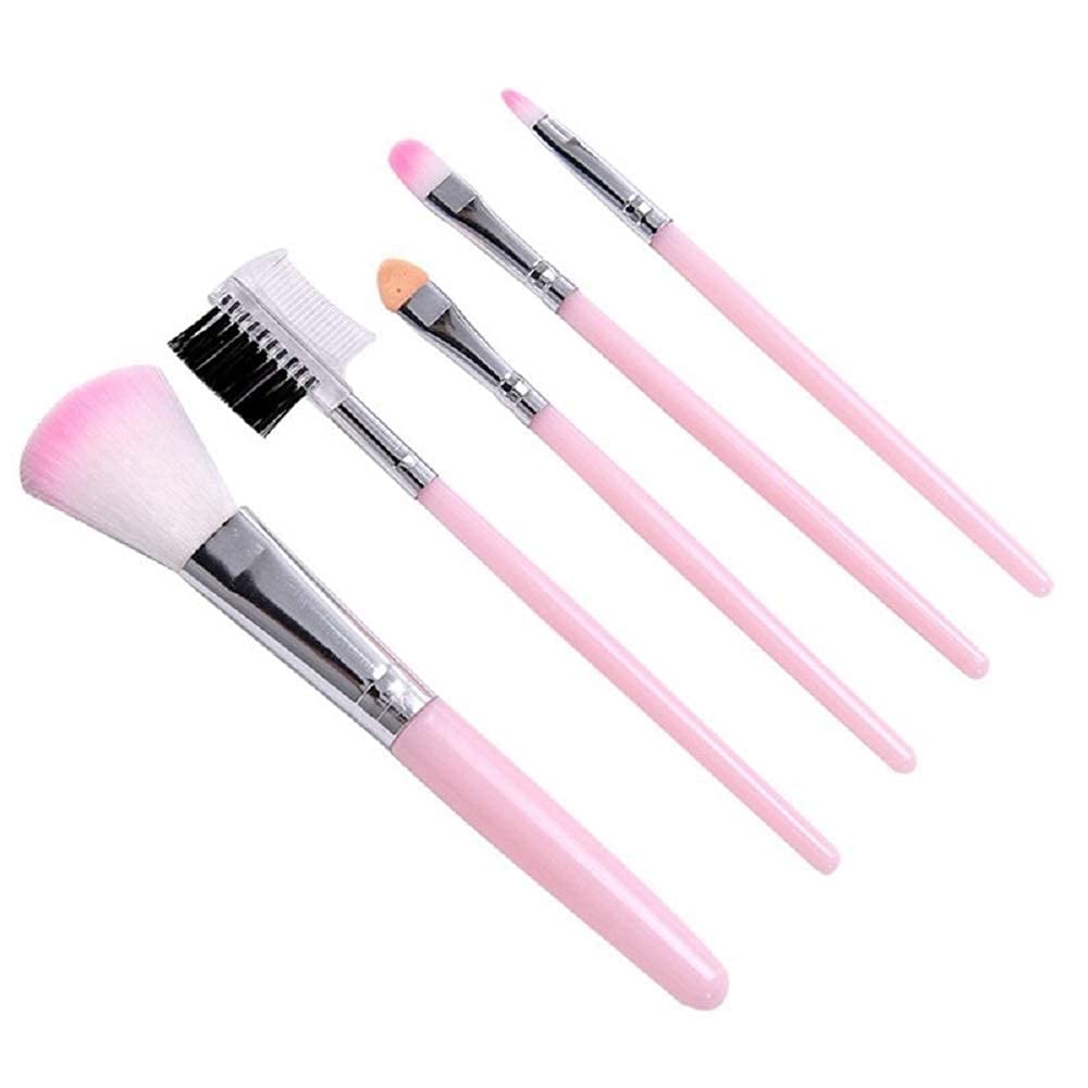 T.Y.A Makeup Eyeshadow Kit + 5 Pcs Makeup Brush + 2 Pc Blender Puff Combo Multicolor