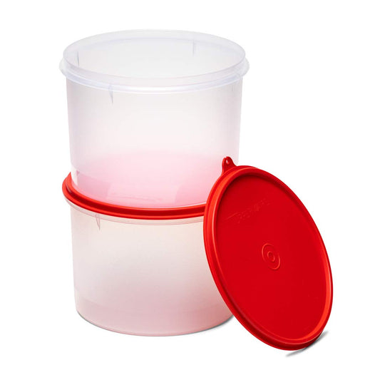 Tupperware Plastic Jar Set - 2.5 L, 2 Pieces, COLOR MAY VARY