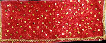 Mata Puja Net Chunri 2metres for Navratri Durga Pooja
