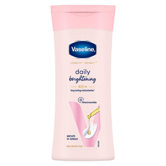 Vaseline Daily Brightening Body Lotion Glowing Skin with Niacinamide 90ml
