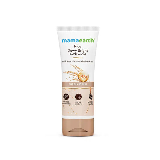Mamaearth Rice Dewy Bright Face Wash With Rice Water & Niacinamide  100 ml