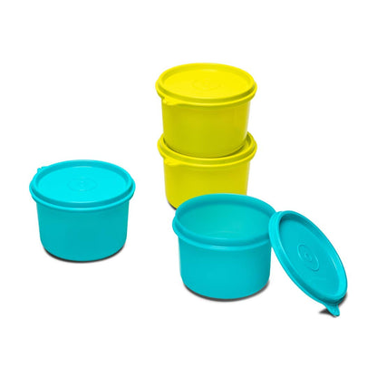 Tupperware Multipurpose Liquid Tight Executive Lunch Bowl 450 Ml 4 Piece Plastic COLOR MAY VARY