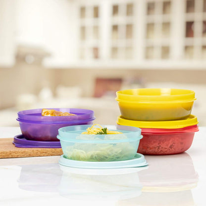 Tupperware Buddy Bowl Set, 300ml, 4 Pieces, Assorted, Plastic COLOR MAY VARY