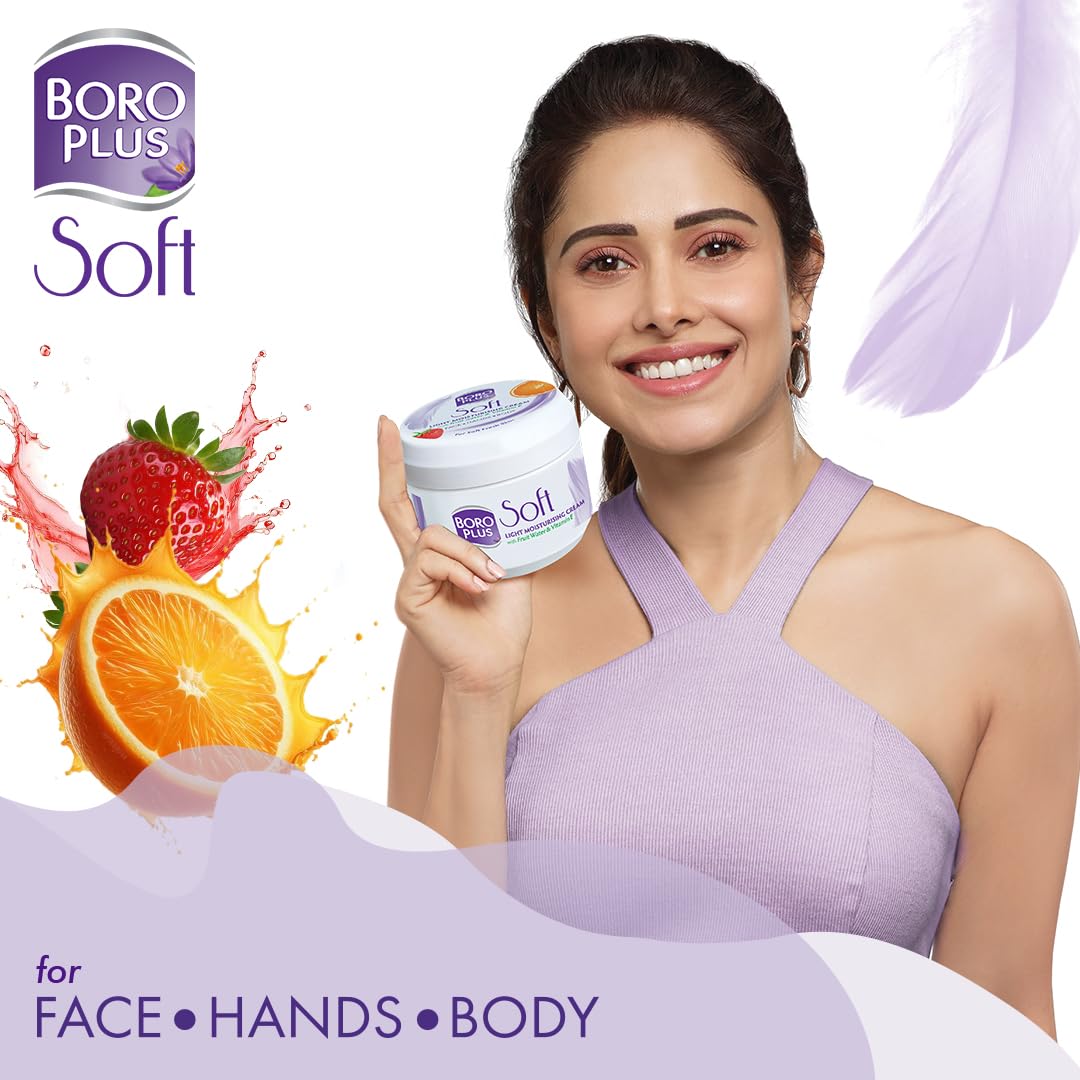 BoroPlus Soft Light Moisturising Cream For Soft Fresh Skin 200 ml