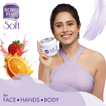 BoroPlus Soft Light Moisturising Cream For Soft Fresh Skin 200 ml