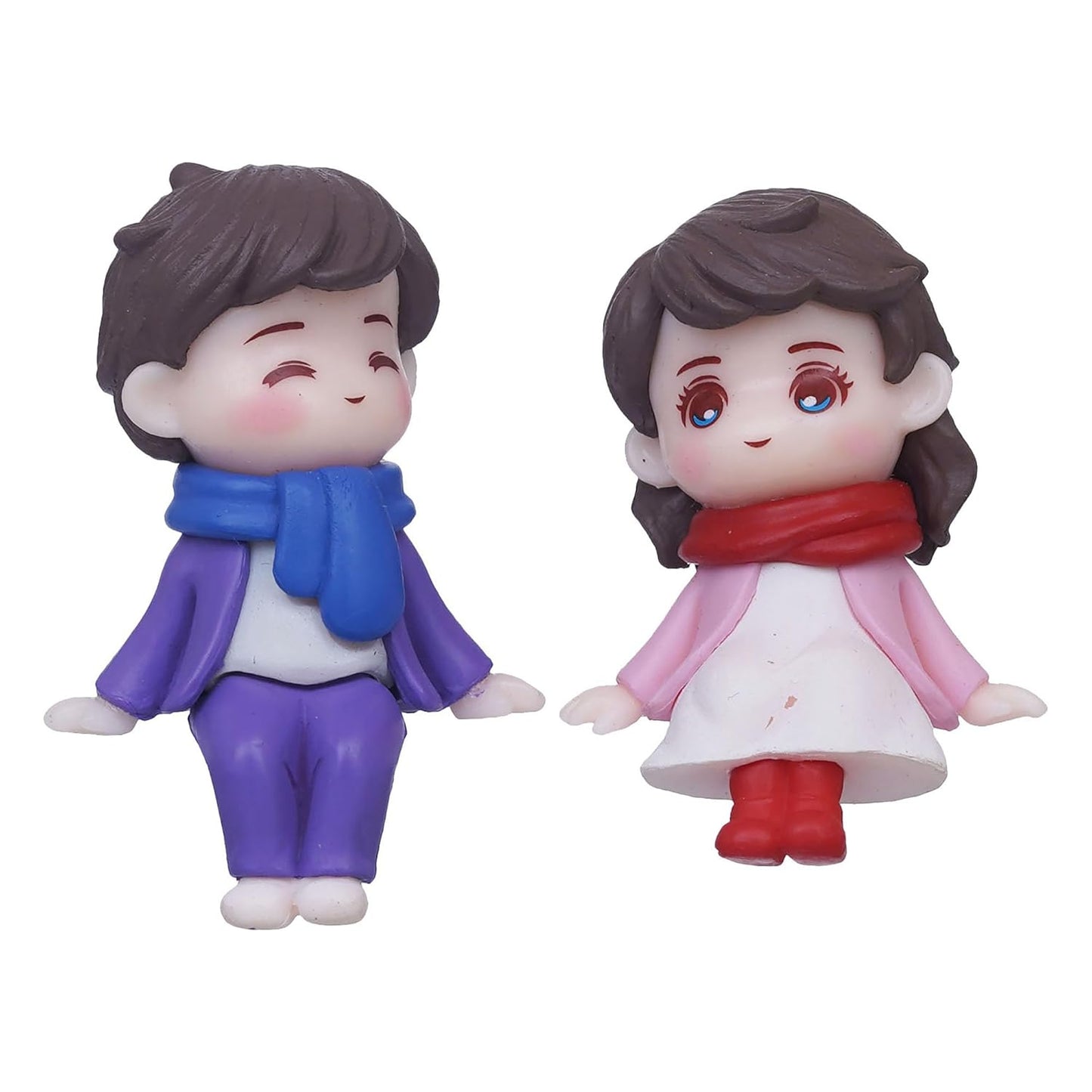 Valentine Gift for Girlfriend Boyfriend Cute Boy and Girl Sitting Couple Statue
