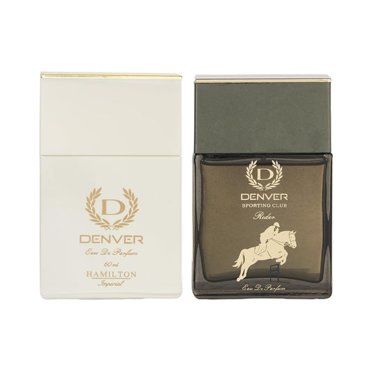 DENVER Imperial & Rider Perfume For Men 60ML Each Long Lasting Perfume